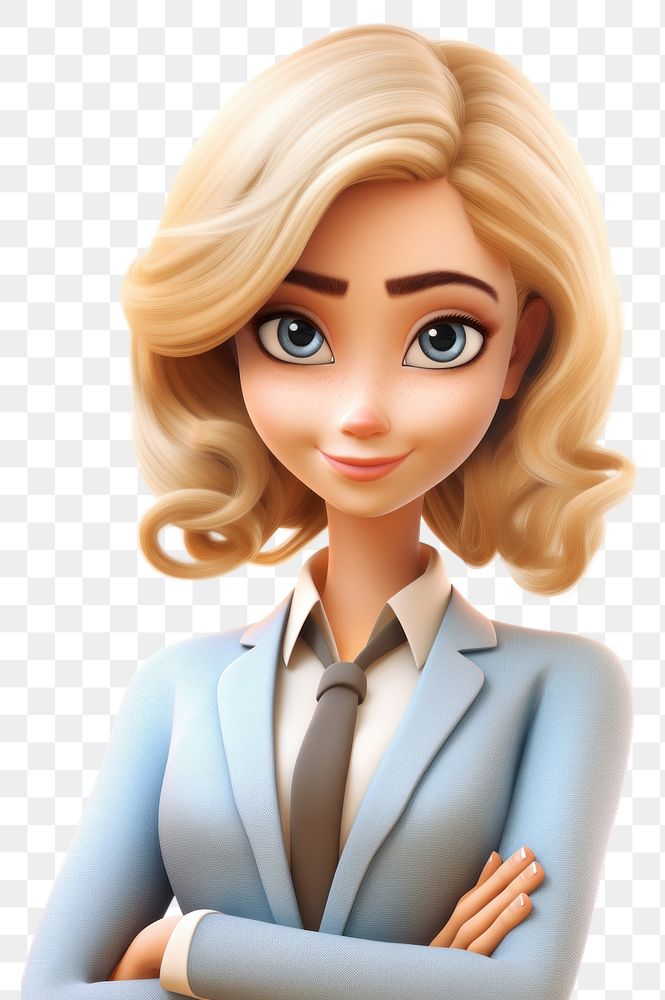 PNG Cartoon adult woman doll. AI generated Image by rawpixel.