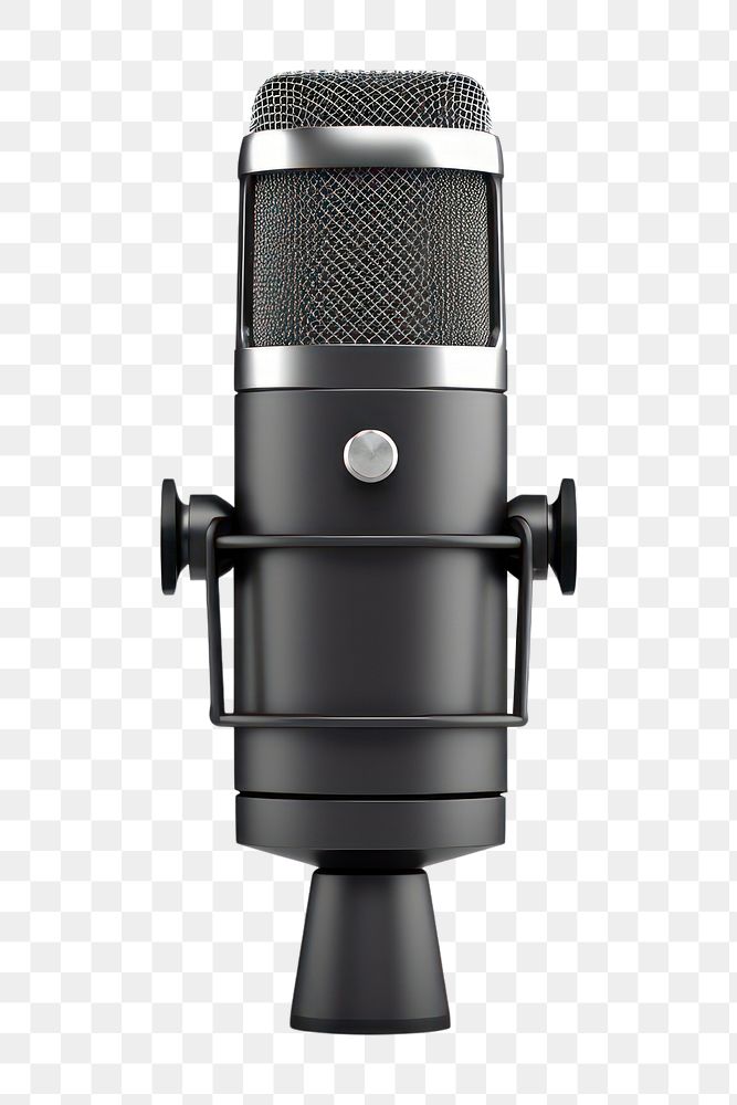 PNG Microphone studio white background technology. AI generated Image by rawpixel.