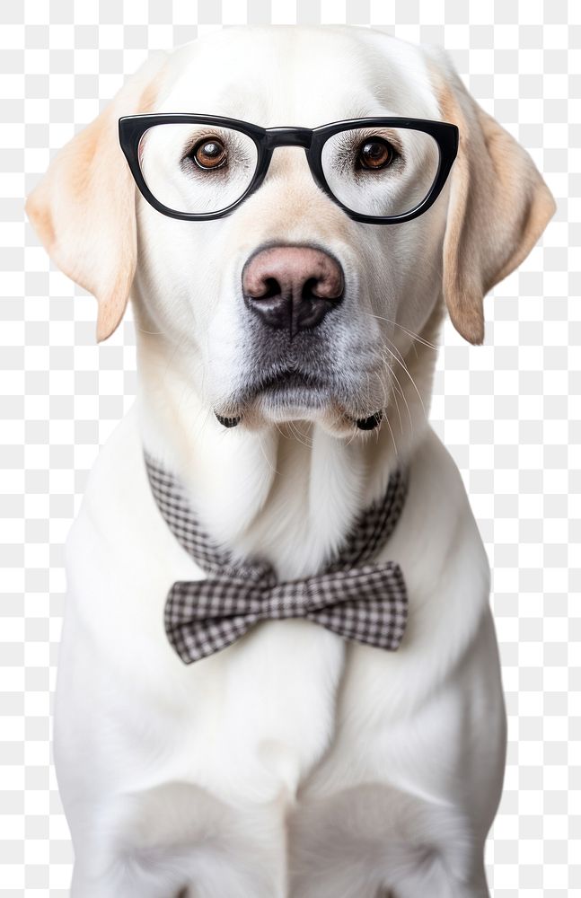 PNG Glasses animal mammal dog. 