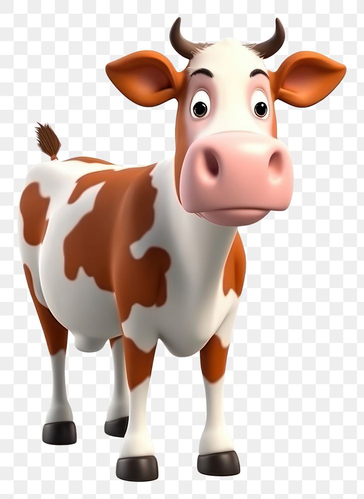 PNG Cow livestock cartoon mammal. | Premium PNG - rawpixel