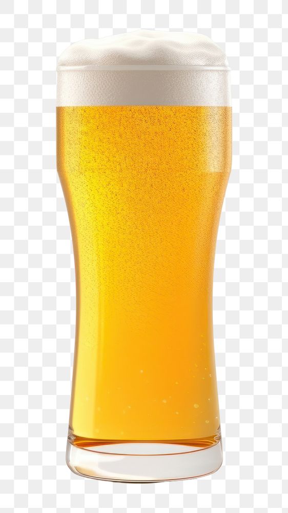 PNG Beer glass drink lager. 