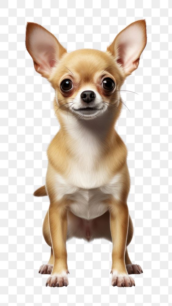 PNG Chihuahua dog mammal animal. AI generated Image by rawpixel.