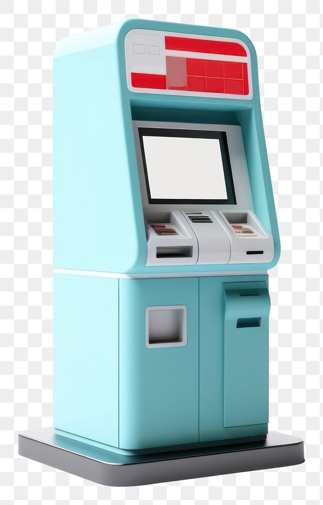 PNG Machine kiosk atm white background. AI generated Image by rawpixel.