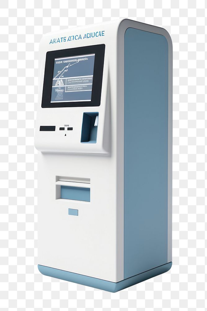 PNG  Machine kiosk white background technology. AI generated Image by rawpixel.