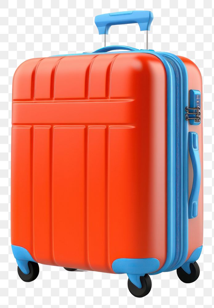 PNG Luggage suitcase transparent background briefcase. AI generated Image by rawpixel.