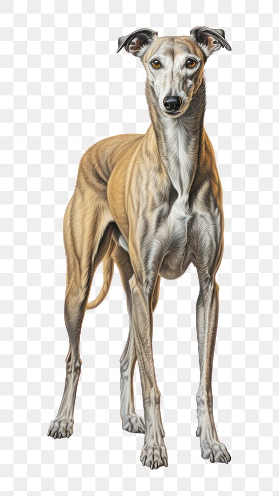 PNG Greyhound animal mammal dog. AI generated Image by rawpixel.