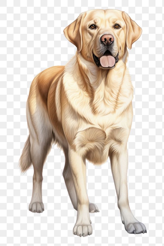 PNG Retriever mammal animal dog. 