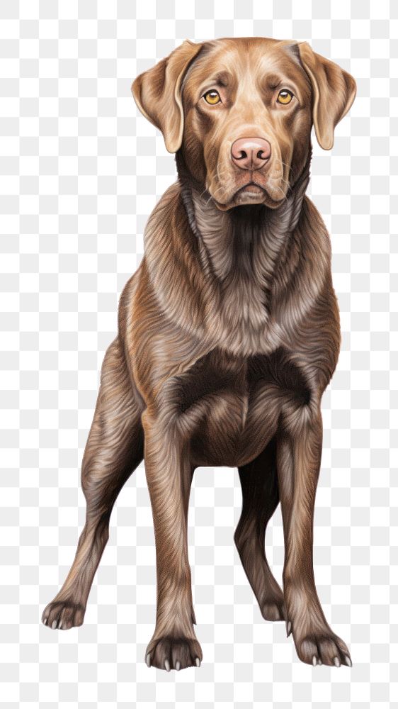 PNG Retriever mammal animal dog. 