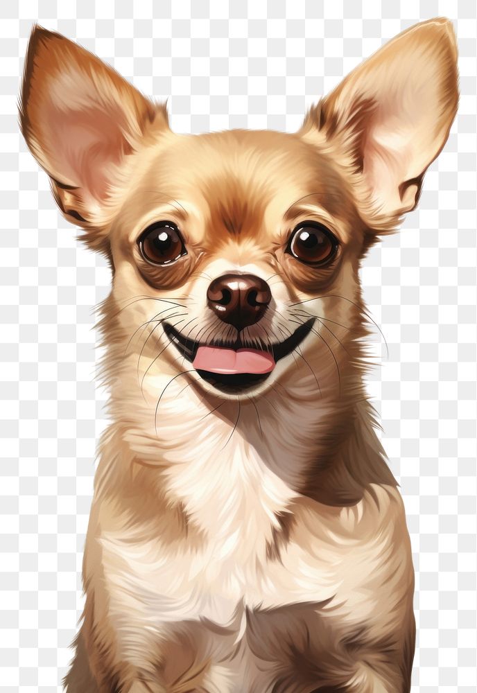 PNG Chihuahua dog mammal animal. AI generated Image by rawpixel.