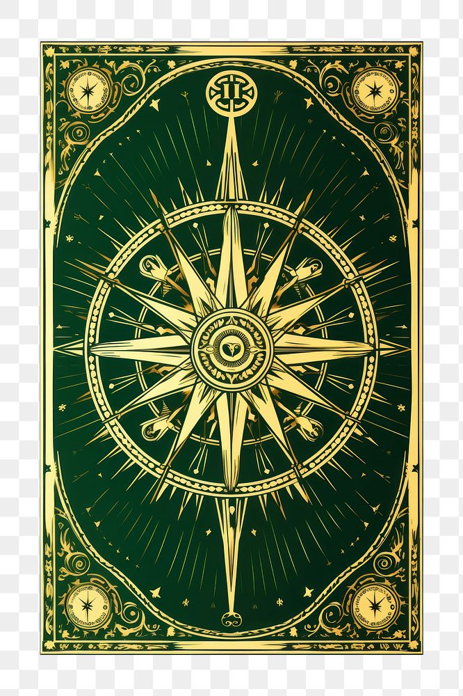 PNG Chandelier pattern compass circle. AI generated Image by rawpixel.