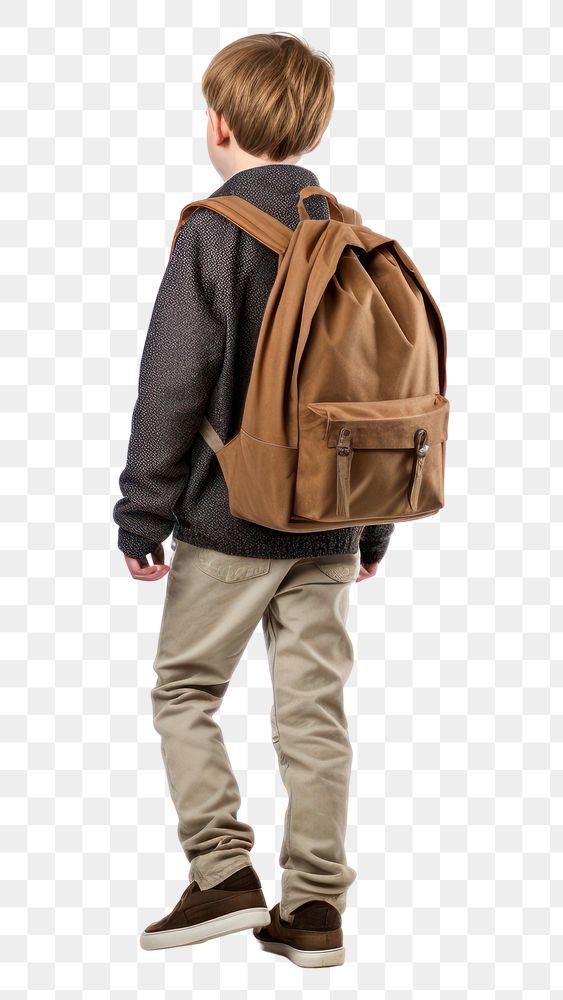 PNG Bag backpack standing jacket. 