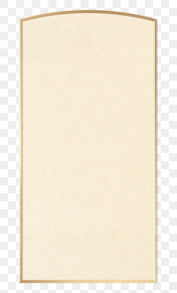 PNG aesthetic rectangle frame, transparent background