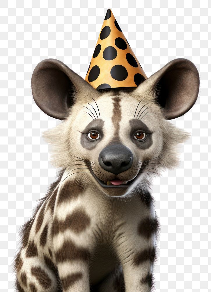PNG Animal mammal hyena cute. AI generated Image by rawpixel.