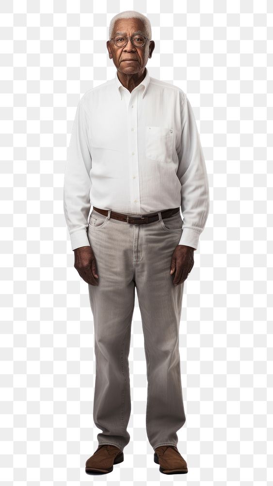 PNG Standing adult white white background. AI generated Image by rawpixel.