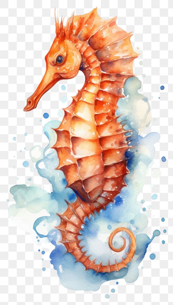 PNG Seahorse animal invertebrate creativity. AI generated Image by rawpixel.