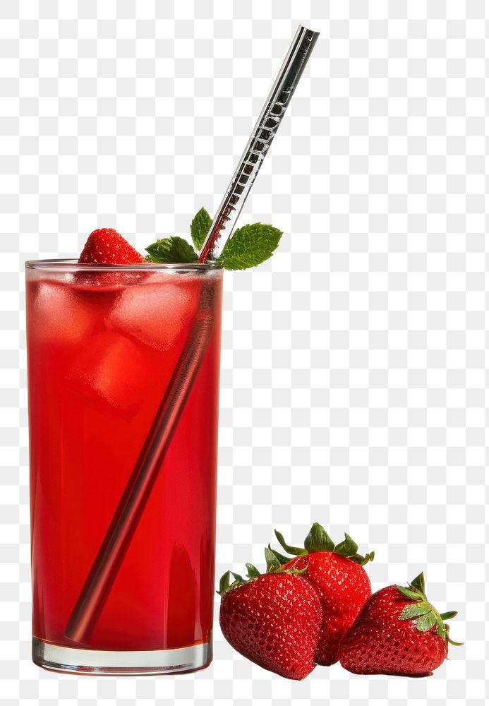 PNG Drink strawberry cocktail fruit. AI generated Image by rawpixel.