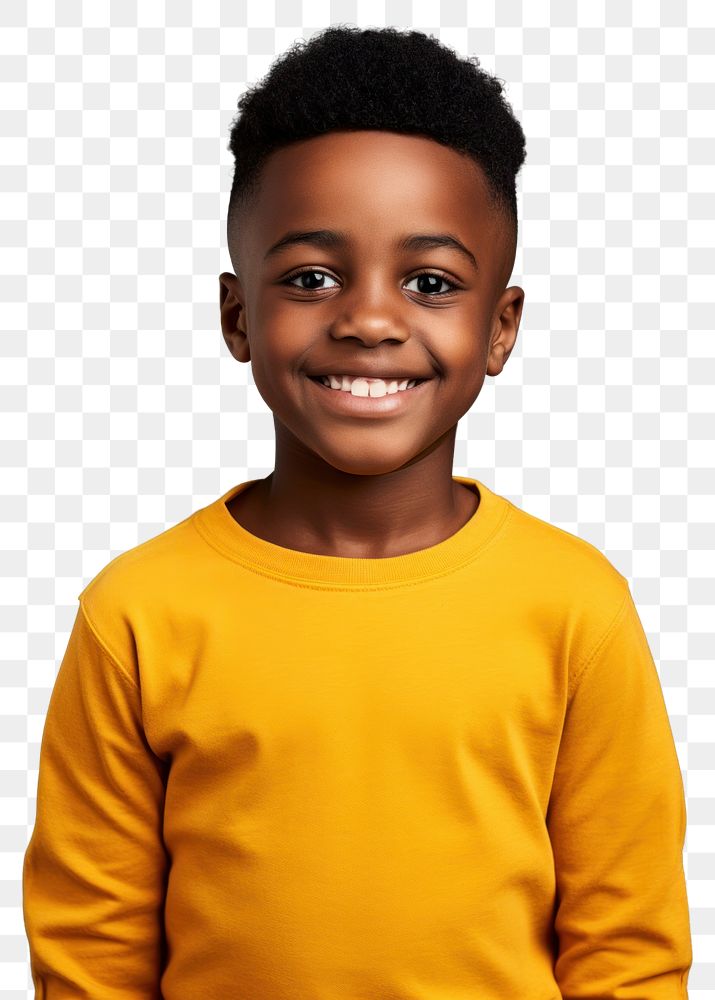 PNG Portrait smiling child smile.