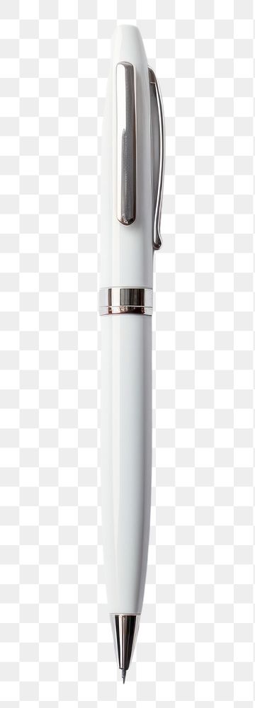 PNG Pen white background silver metal. AI generated Image by rawpixel.