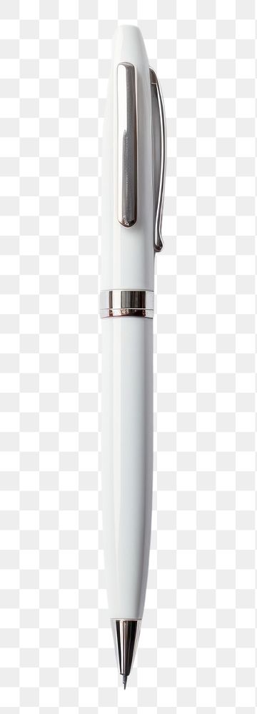 PNG Pen white background silver metal. 