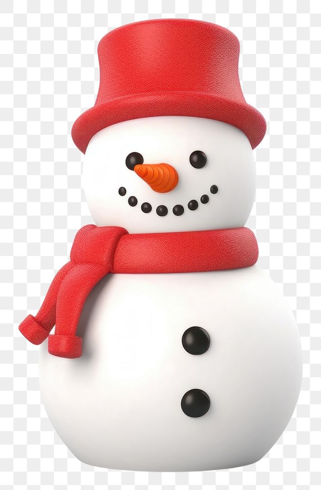 PNG Snowman winter white white background. AI generated Image by rawpixel.