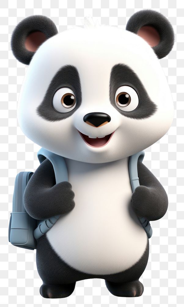 PNG Cartoon animal panda cute