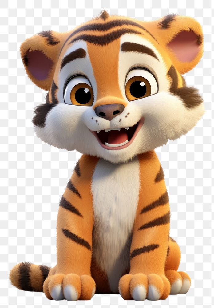 PNG Cartoon tiger cute toy