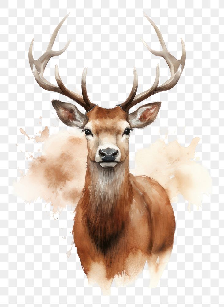 PNG Wildlife antler animal mammal. AI generated Image by rawpixel.