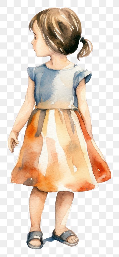 PNG Dress footwear child girl. AI generated Image by rawpixel.