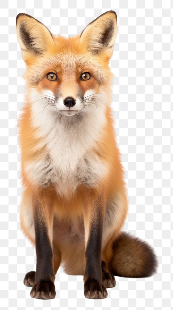 PNG Fox wildlife mammal animal. 