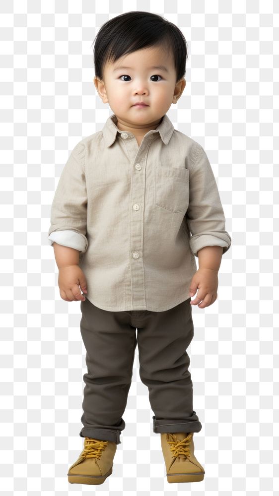 PNG Footwear standing portrait toddler. AI generated Image by rawpixel.