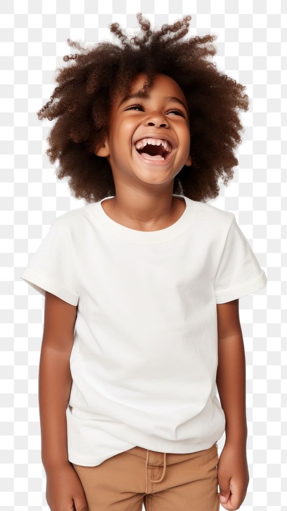 PNG Laughing t-shirt smile happiness. AI generated Image by rawpixel.