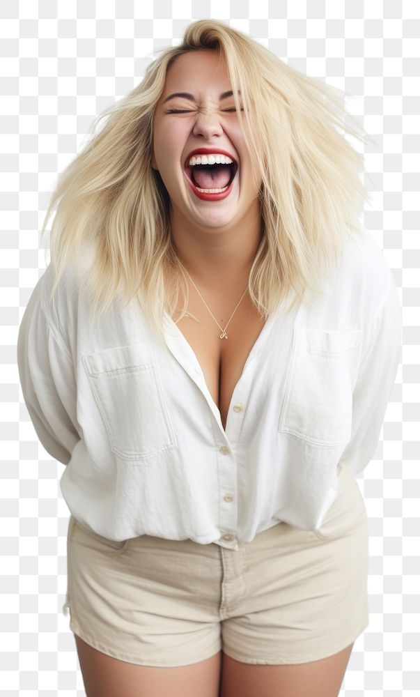 PNG Laughing blouse accessories relaxation.