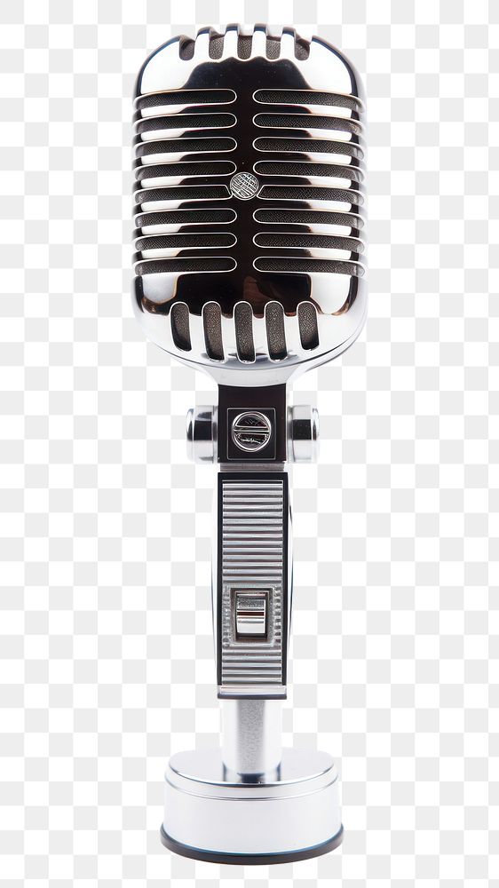 PNG Microphone broadcasting technology metal