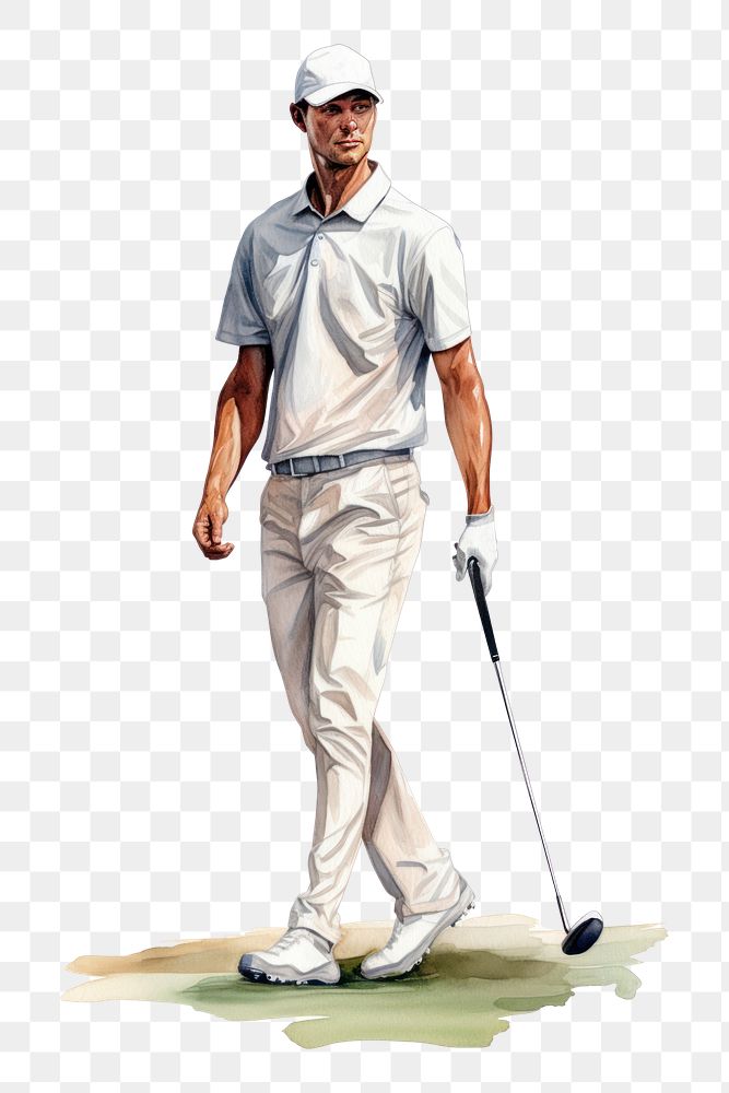 PNG Golf footwear sports player. AI generated Image by rawpixel.