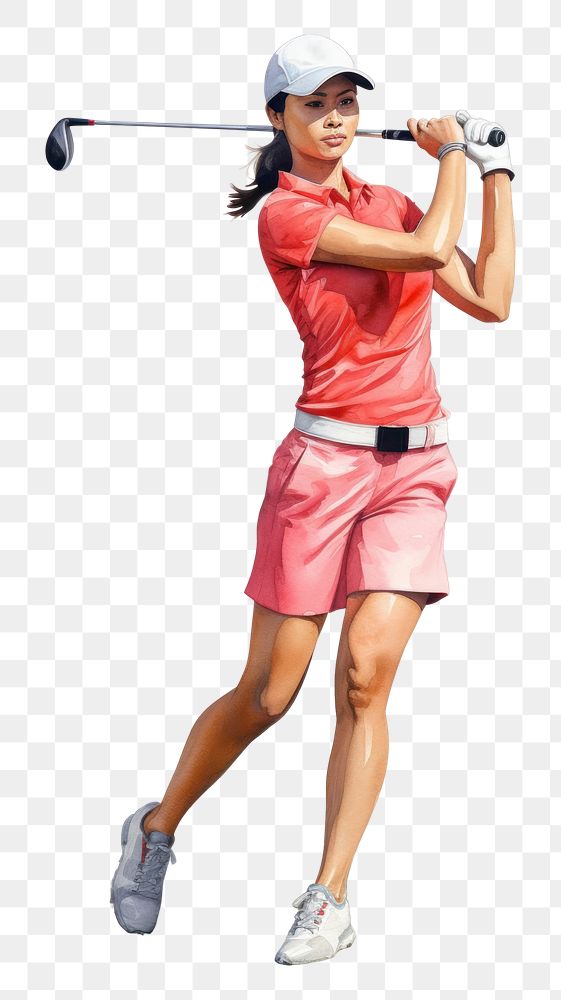 PNG Golf sports shorts player. AI generated Image by rawpixel.