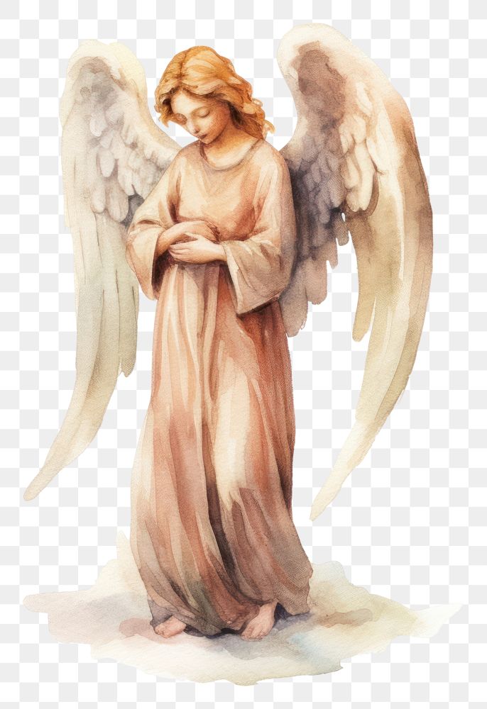 PNG Angel adult representation spirituality. AI generated Image by rawpixel.