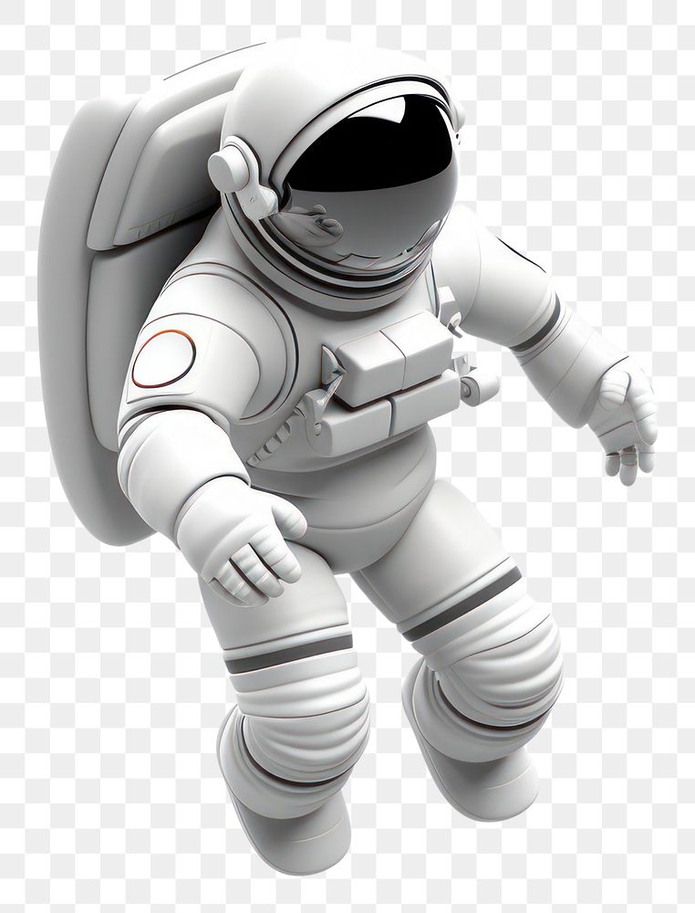 PNG Astronaut person white robot. 