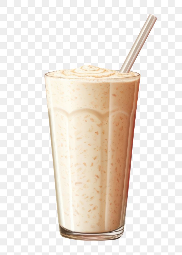 PNG Smoothie milkshake drink food, digital paint illustration. AI generated image