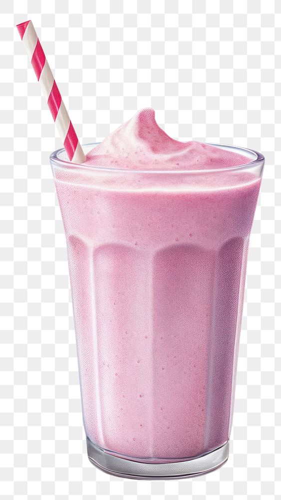 PNG Smoothie milkshake drink juice, digital paint illustration. AI generated image