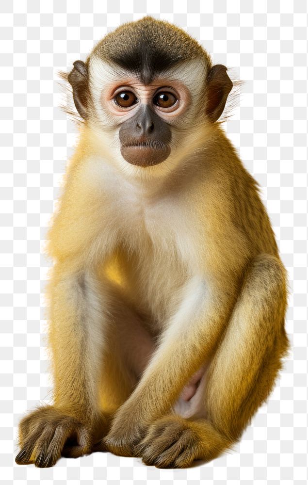PNG Wildlife monkey animal mammal. AI generated Image by rawpixel.
