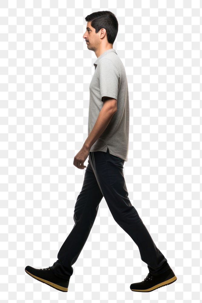 PNG Walking footwear standing t-shirt. AI generated Image by rawpixel.