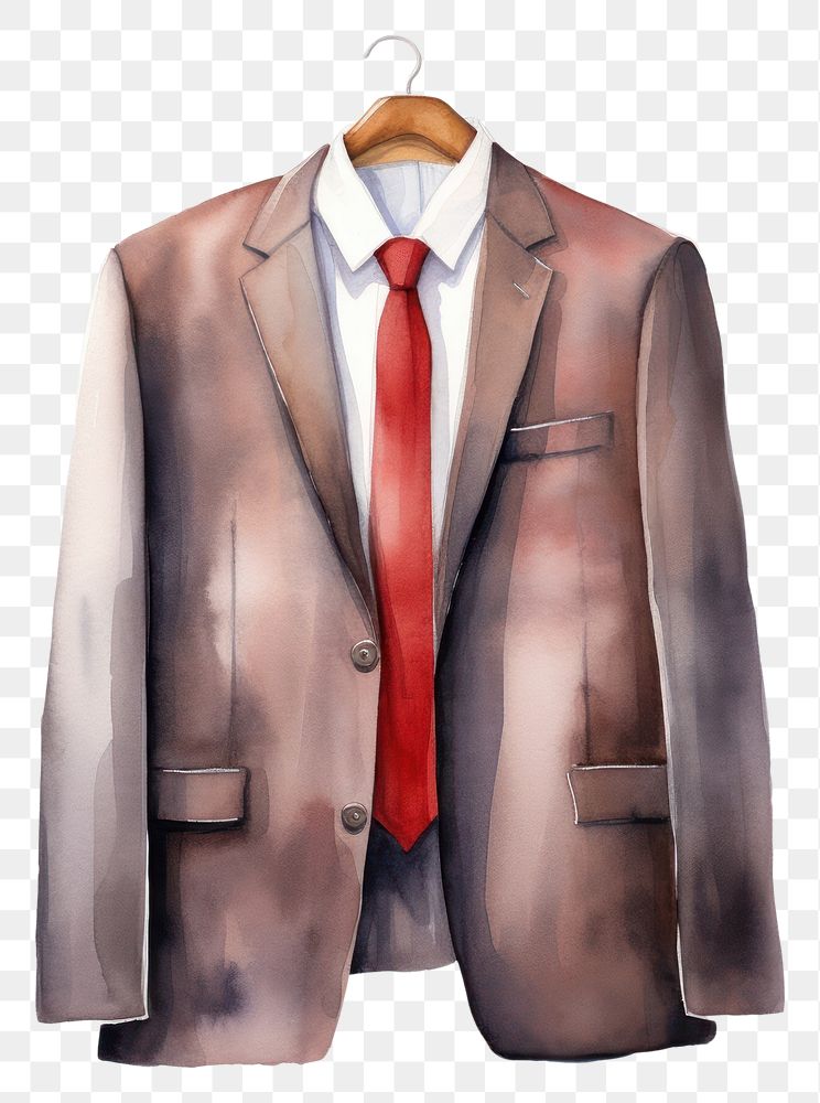 PNG Necktie blazer jacket coat. AI generated Image by rawpixel.