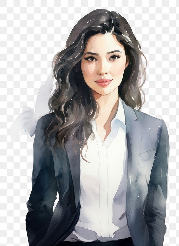 PNG Portrait blazer photography hairstyle. AI generated Image by rawpixel.