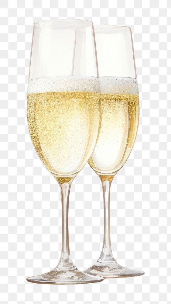 PNG Champagne glass drink wine. 