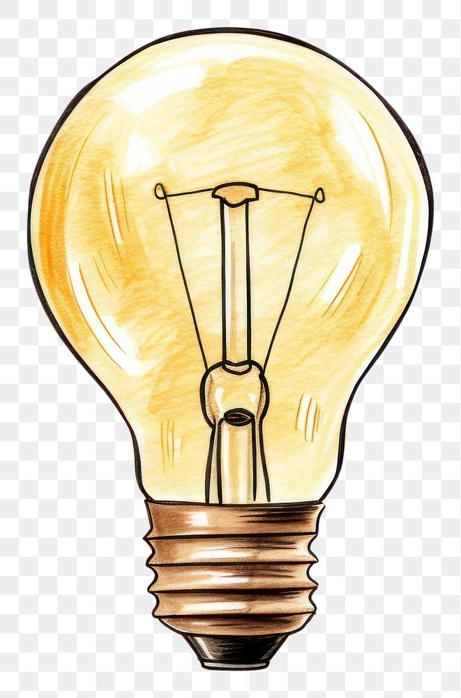 PNG Lightbulb electricity illuminated innovation. 