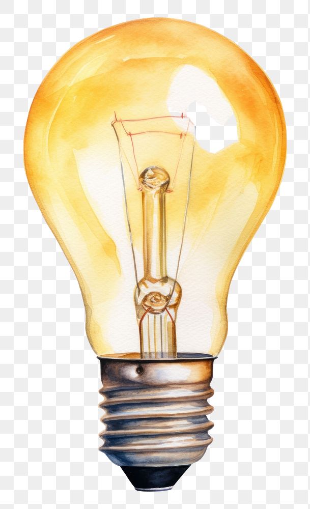 PNG Lightbulb electricity illuminated innovation. AI generated Image by rawpixel.