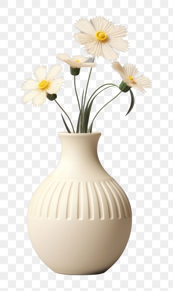 PNG Flower vase pottery plant. AI generated Image by rawpixel.