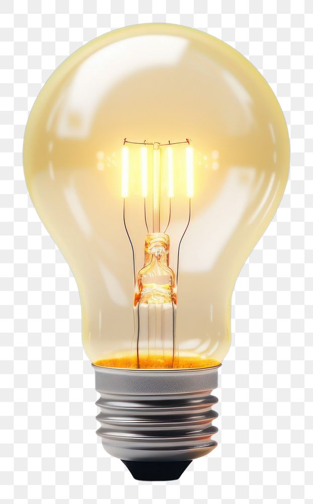PNG Light lightbulb electricity illuminated. AI generated Image by rawpixel.