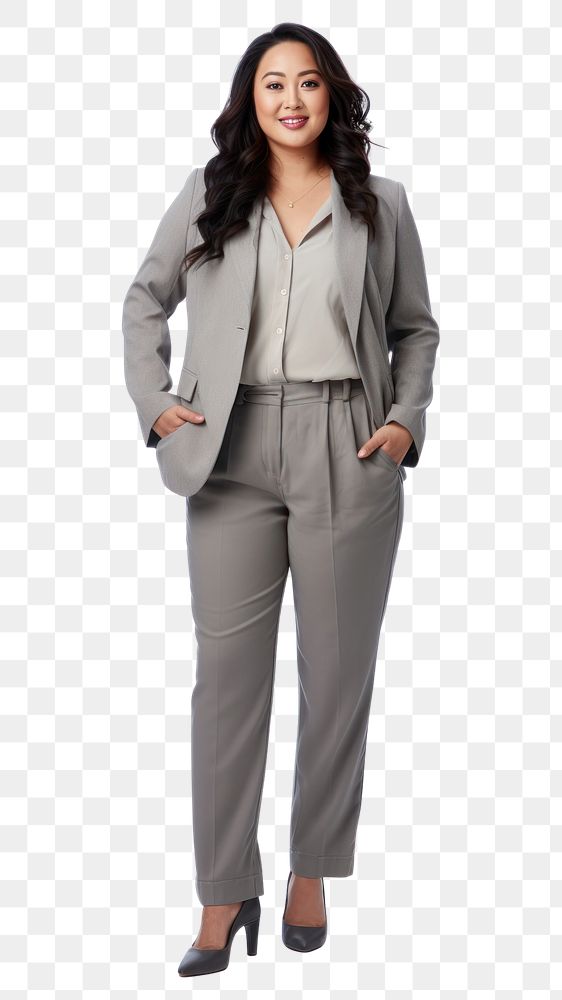 PNG Female adult coat white background. AI generated Image by rawpixel.