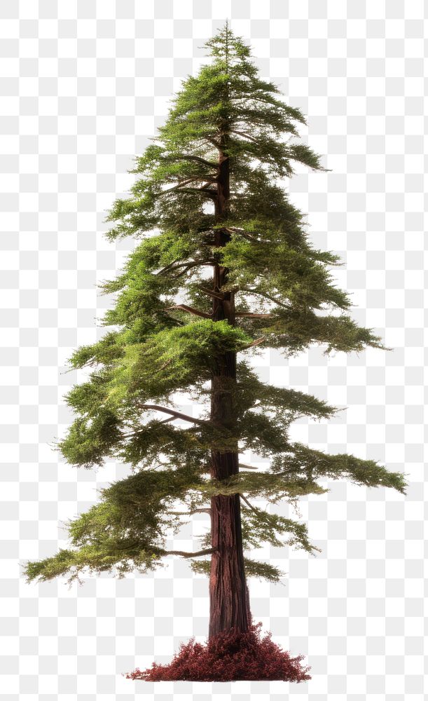 PNG Tree redwood plant pine. AI generated Image by rawpixel.